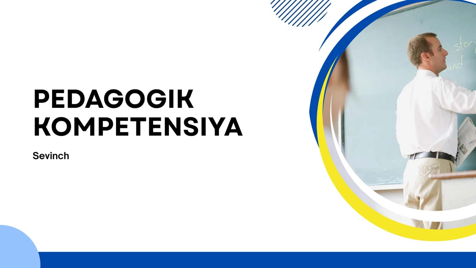 PEDAGOGIK KOMPETENSIYA
