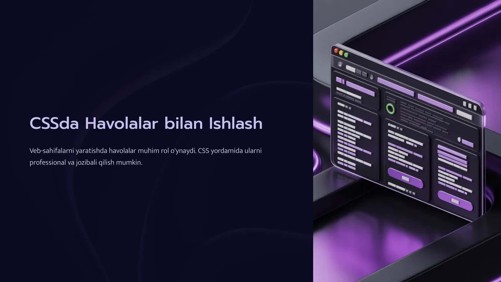 CSSda Havolalar bilan Ishlash