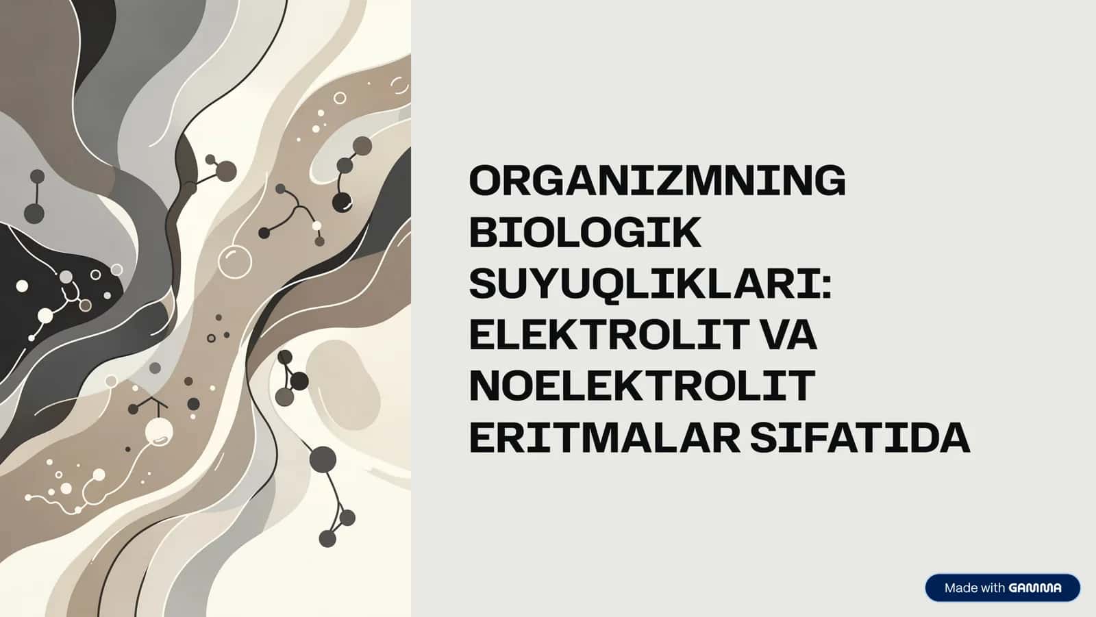 BIOLOGIK SUYUQLIKLARI