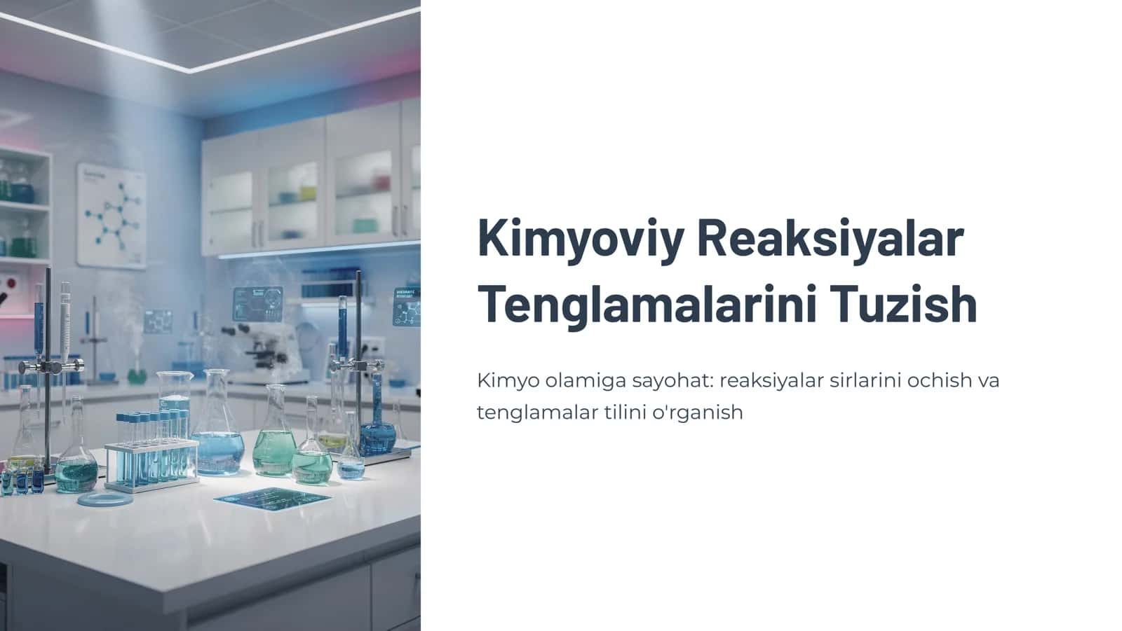 Kimyoviy Reaksiyalar