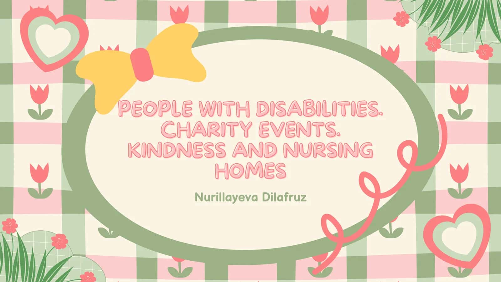 PEOPLE WITH DISABILITIES