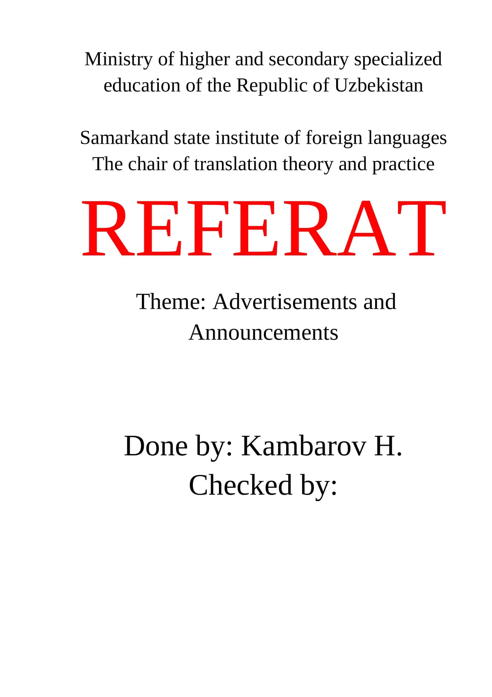 REFERAT