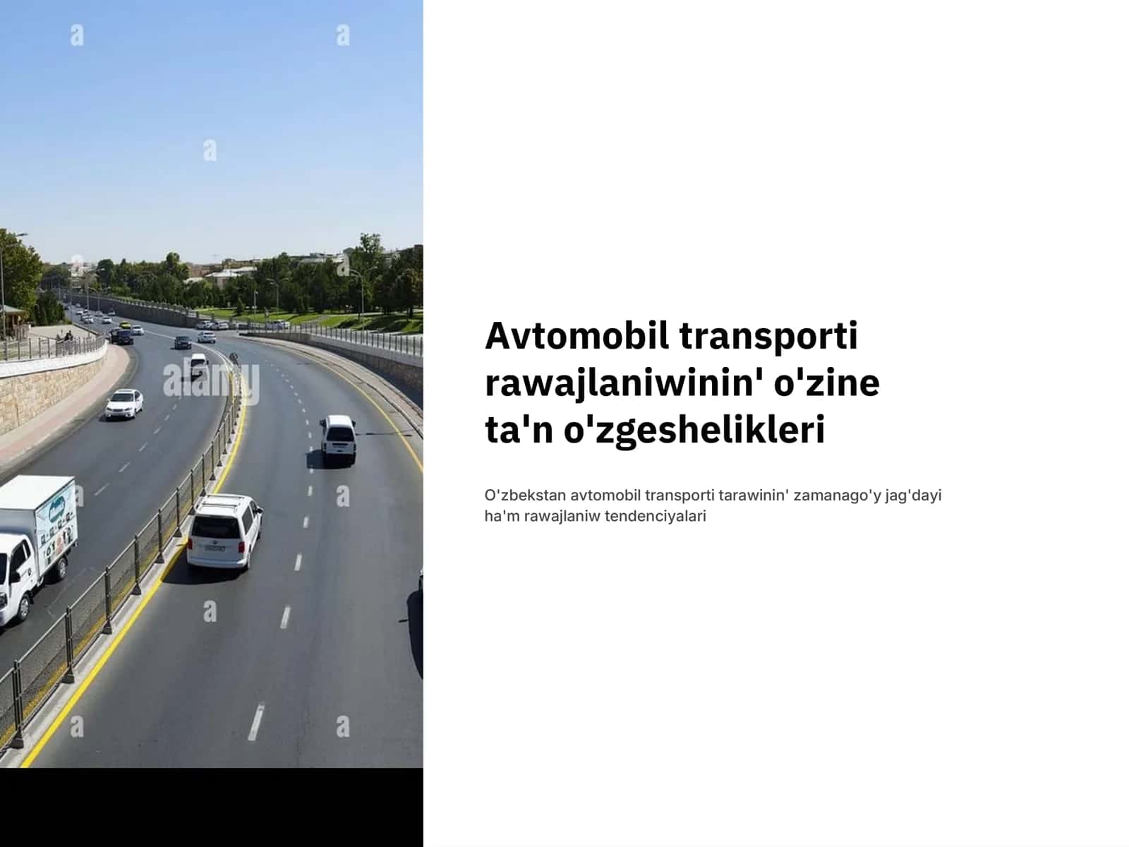 Avtomobil transporti