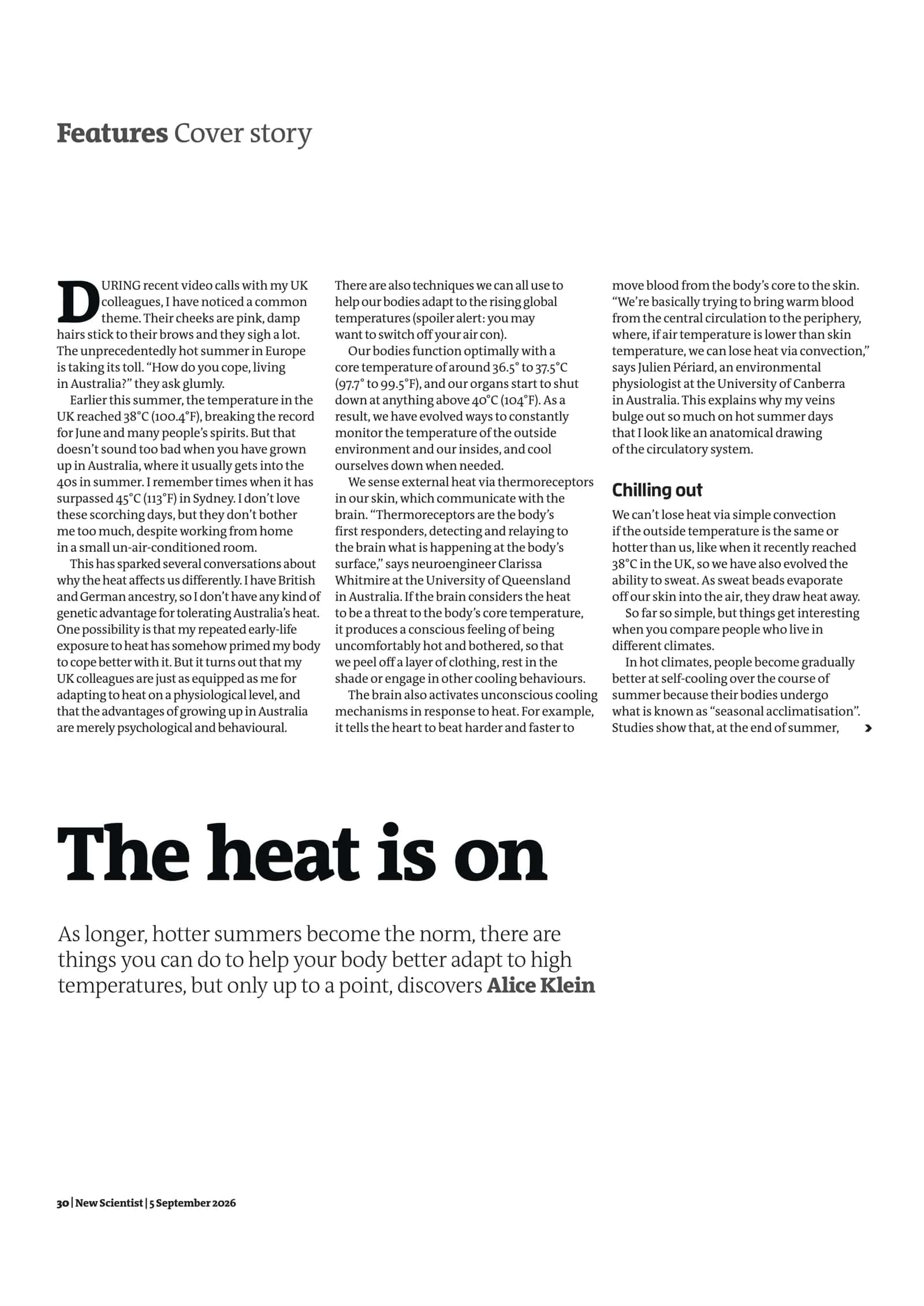 The heat is on