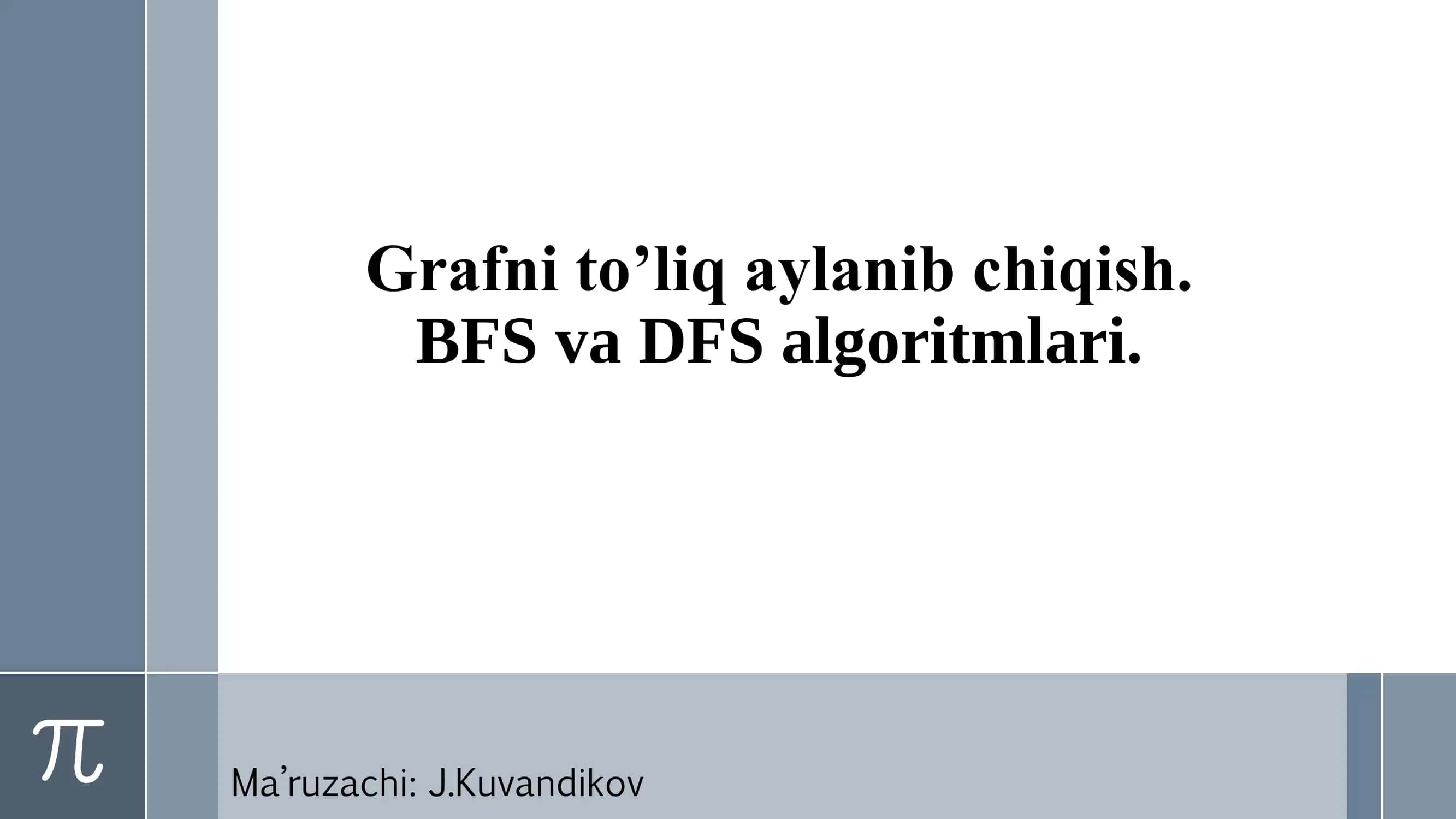 Grafni aylanib chiqish