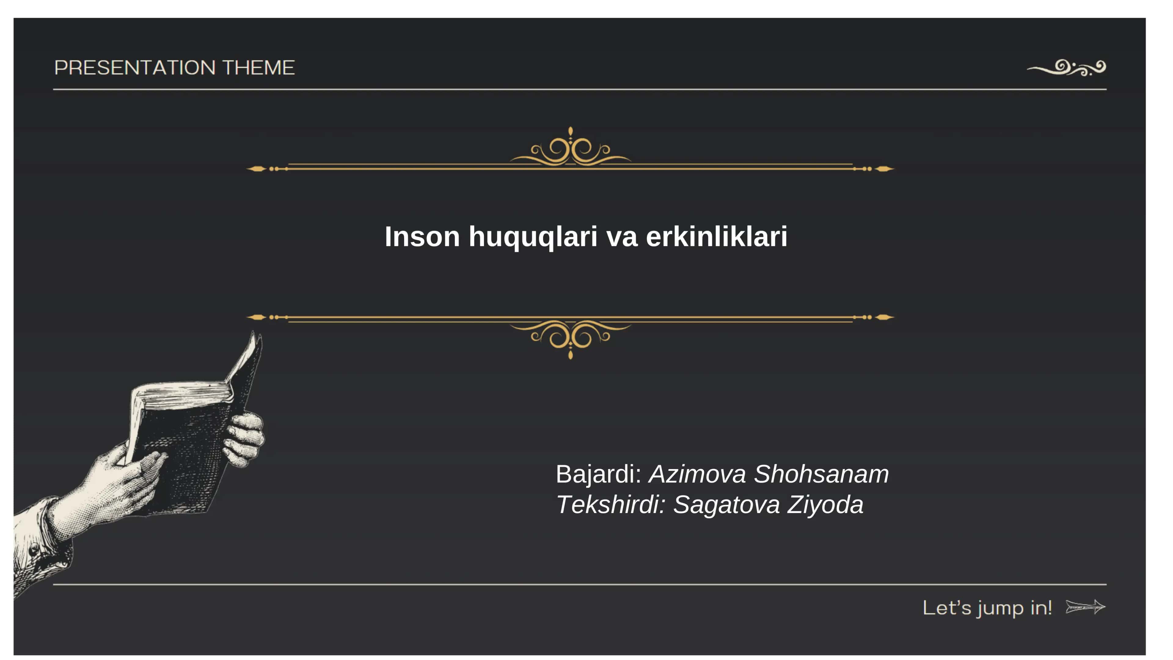 Inson huquqlari va erkinliklari