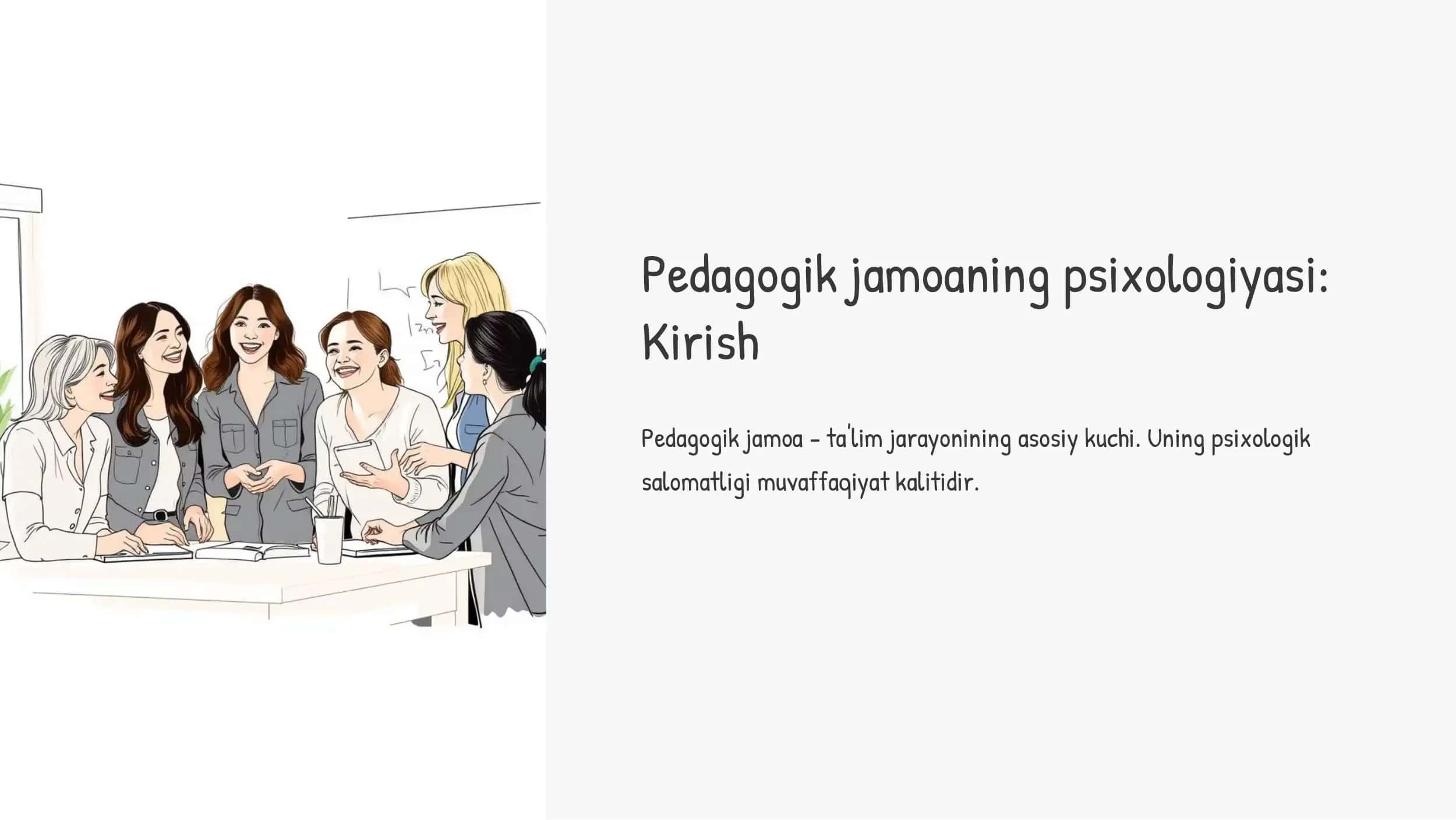 Pedagogik jamoaning psixologiyasi