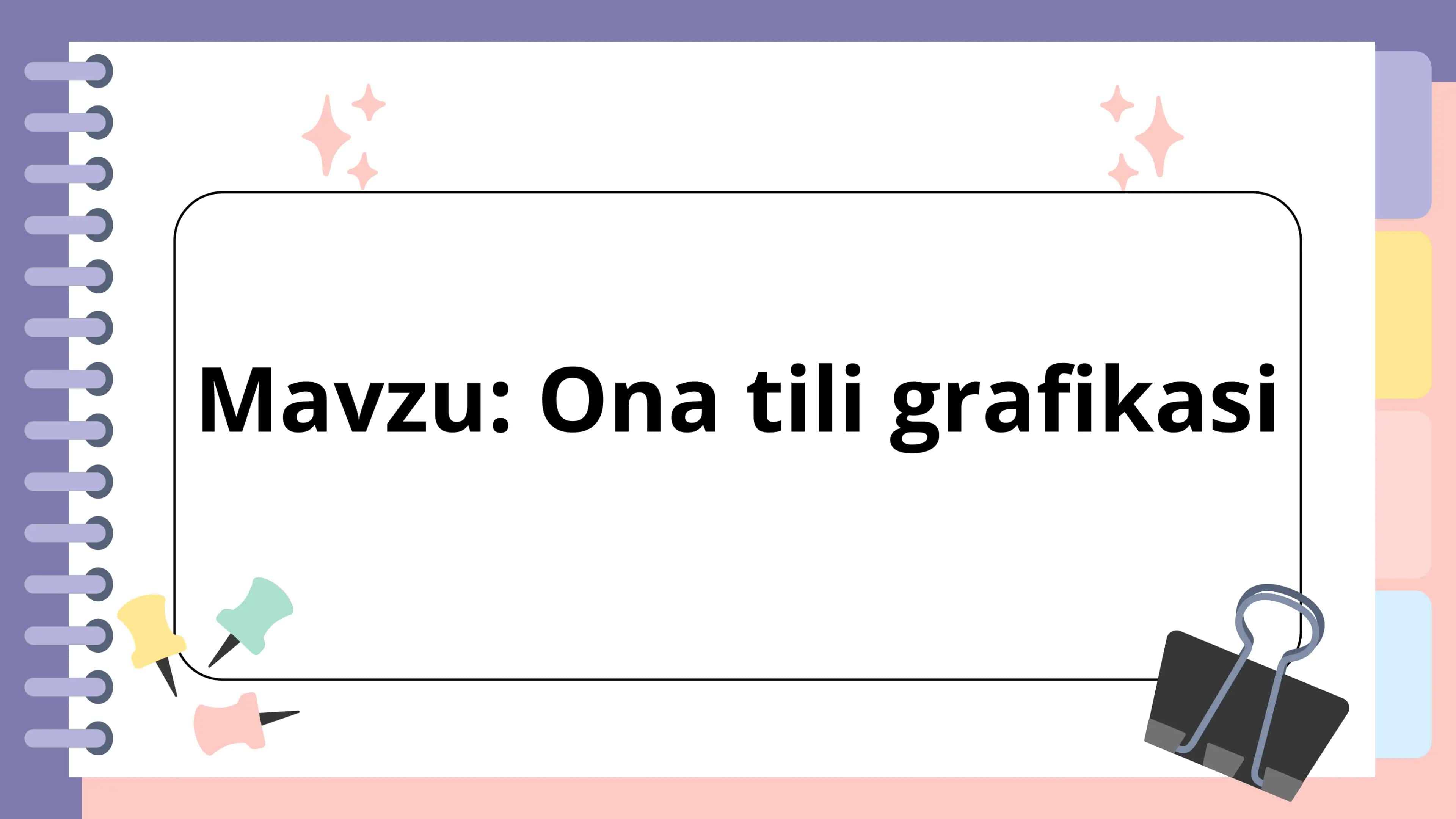 Ona tili grafikasi