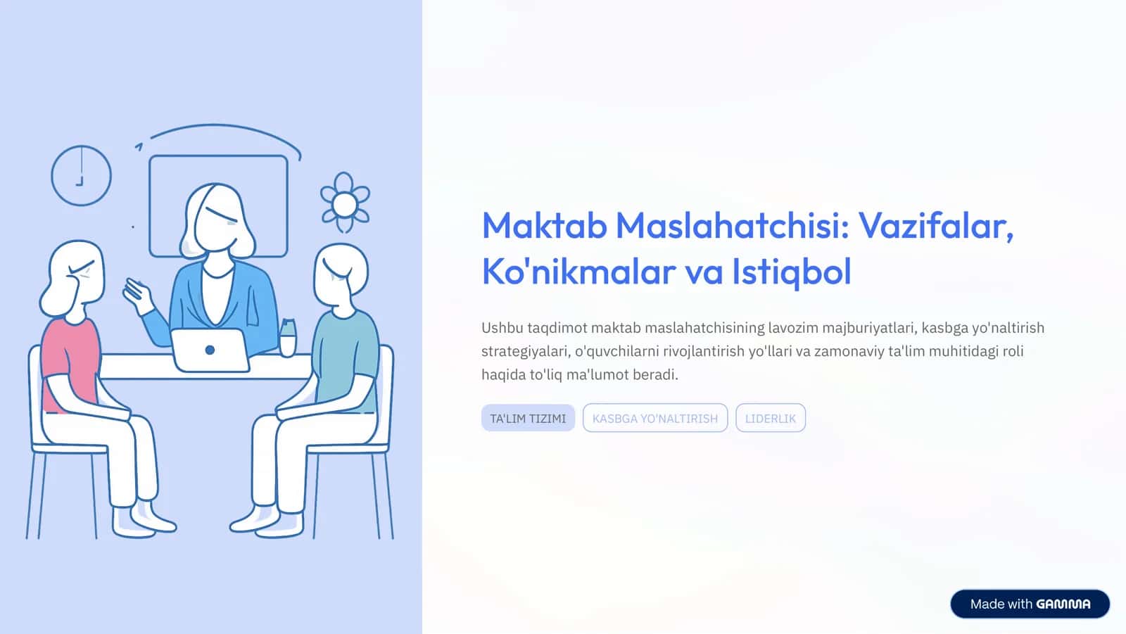 Maktab Maslahatchisi: Vazifalar, Ko'nikmalar va Istiqbol