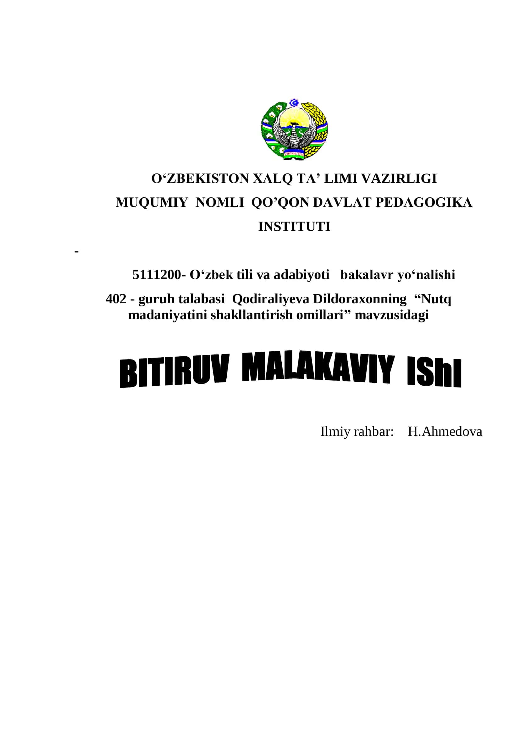 Nutq madaniyatini shakllantirish omillari