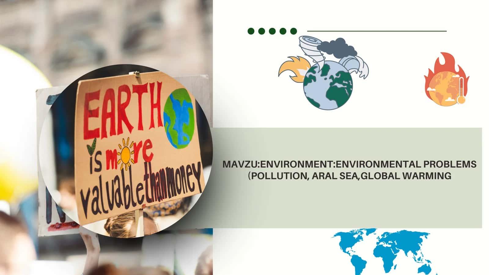 ENVIRONMENT:ENVIRONMENTAL PROBLEMS