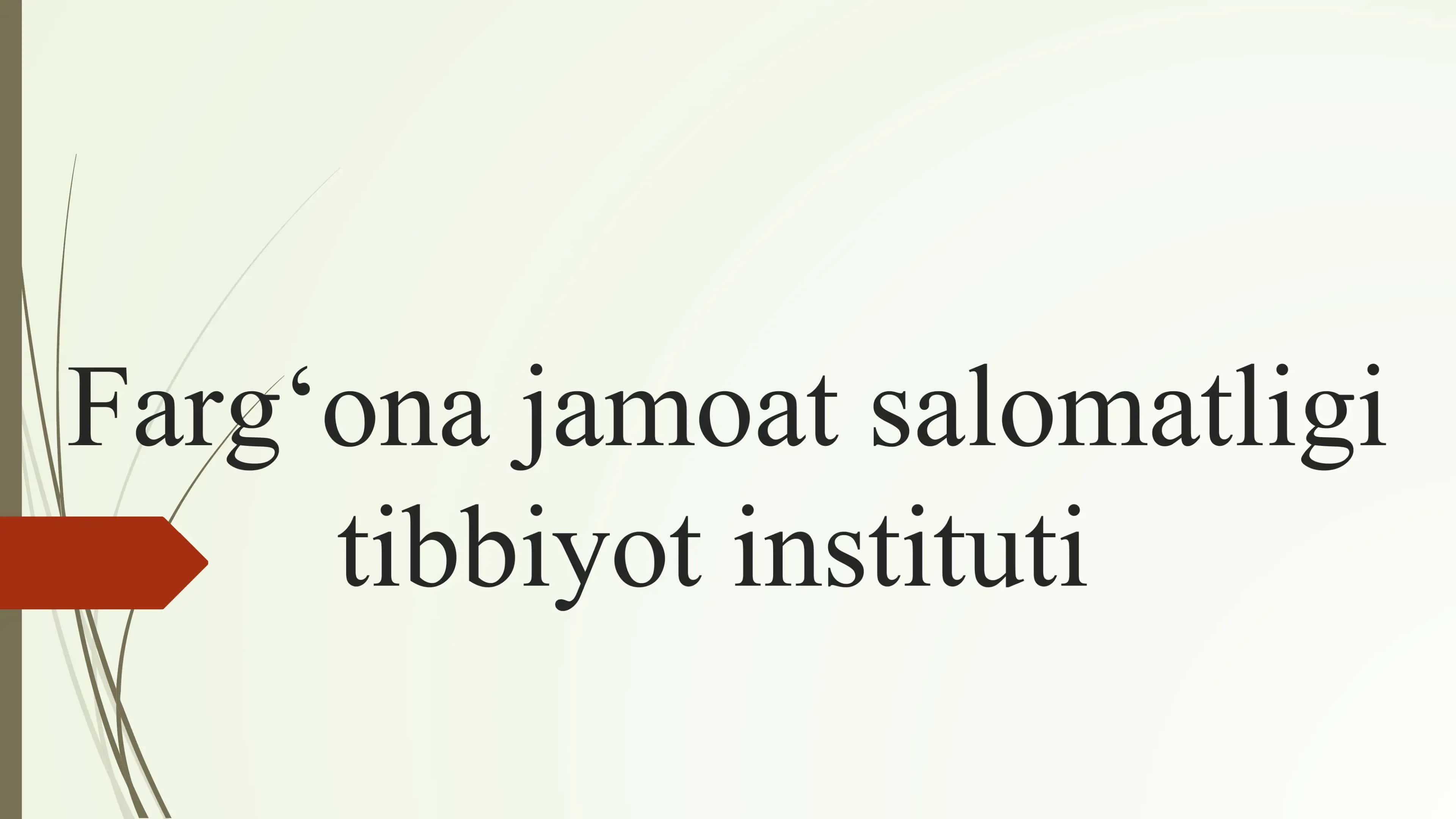 Mexanik TO‘LQINLARNING INSON ORGANIZMIGA TA'SIRI
