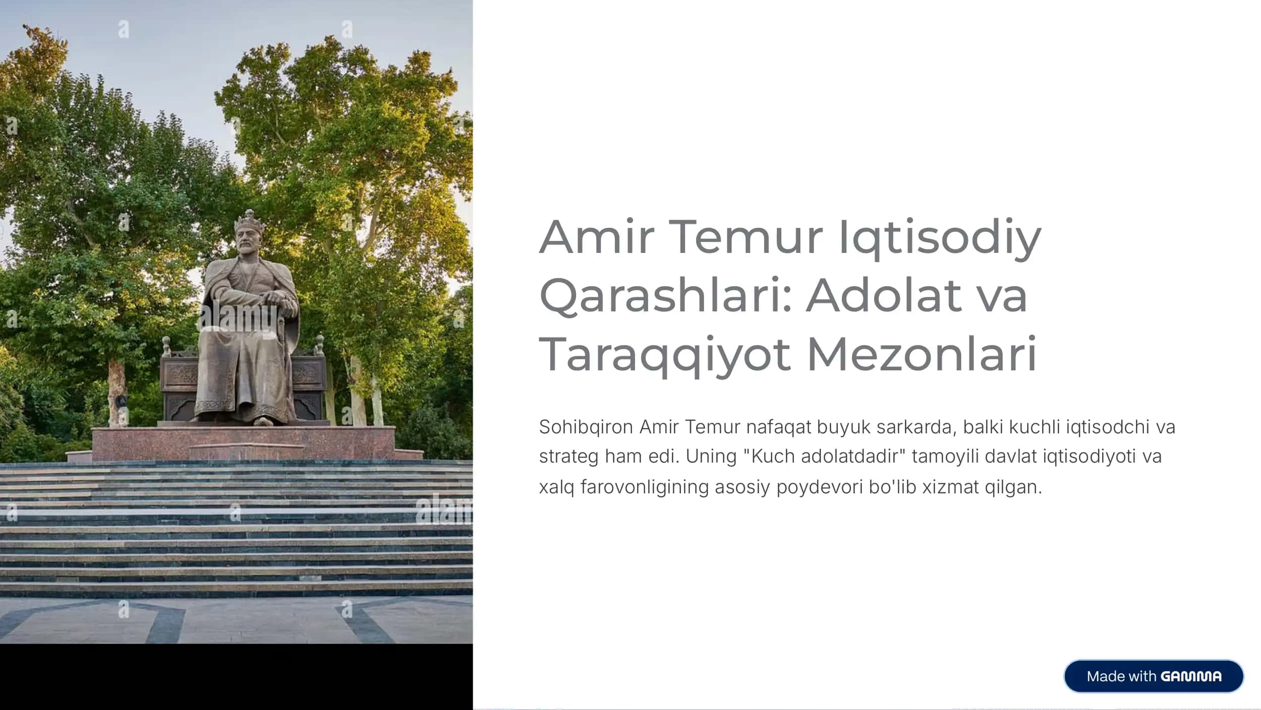 Amir Temur Iqtisodiy