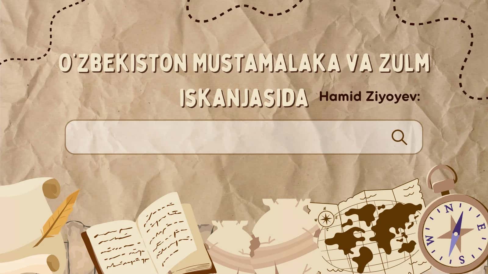 O’zbekiston Mustamalaka va Zulm iskanjasida