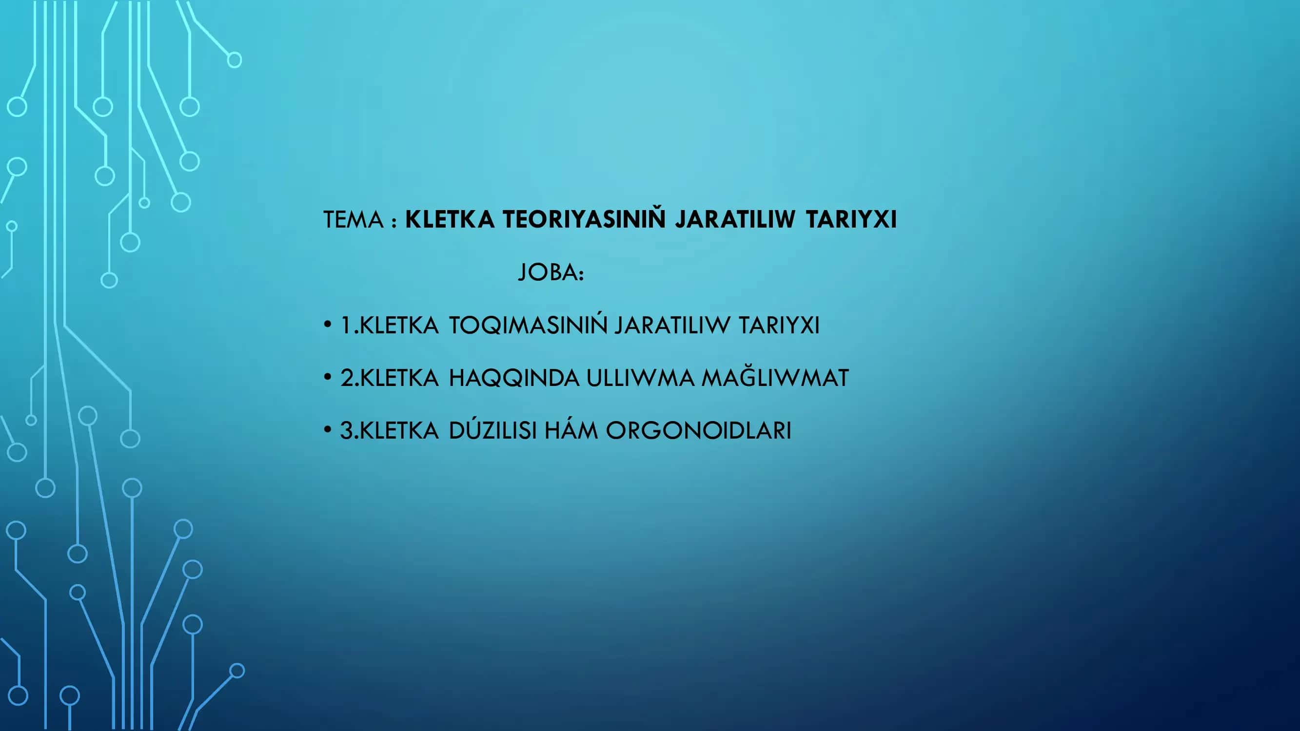 Kletka Teoriyası