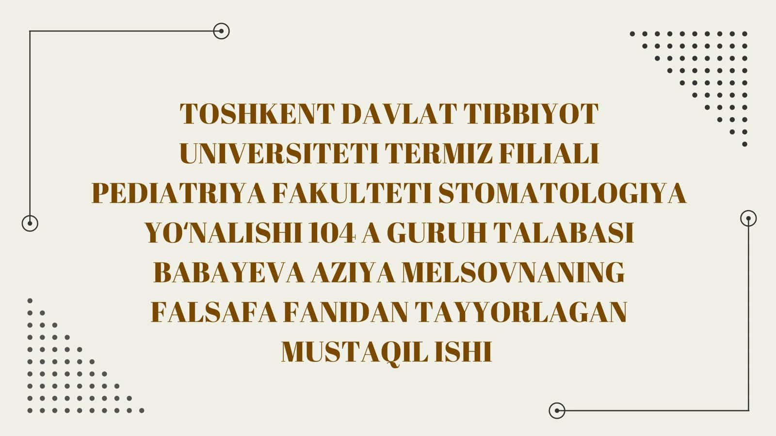 SHARQ VA G'ARB FALSAFASIDA INSON MASALASI. AXLOQNING UMINSONIY, MINTAQAVIY VA MILLIY XUSUSIYATLARI.TABIATN O'RGANISHGA OID QARASHLAR TARIXI. RIM KLUBI FAOLIYATINING FALSAFIY TAHLI