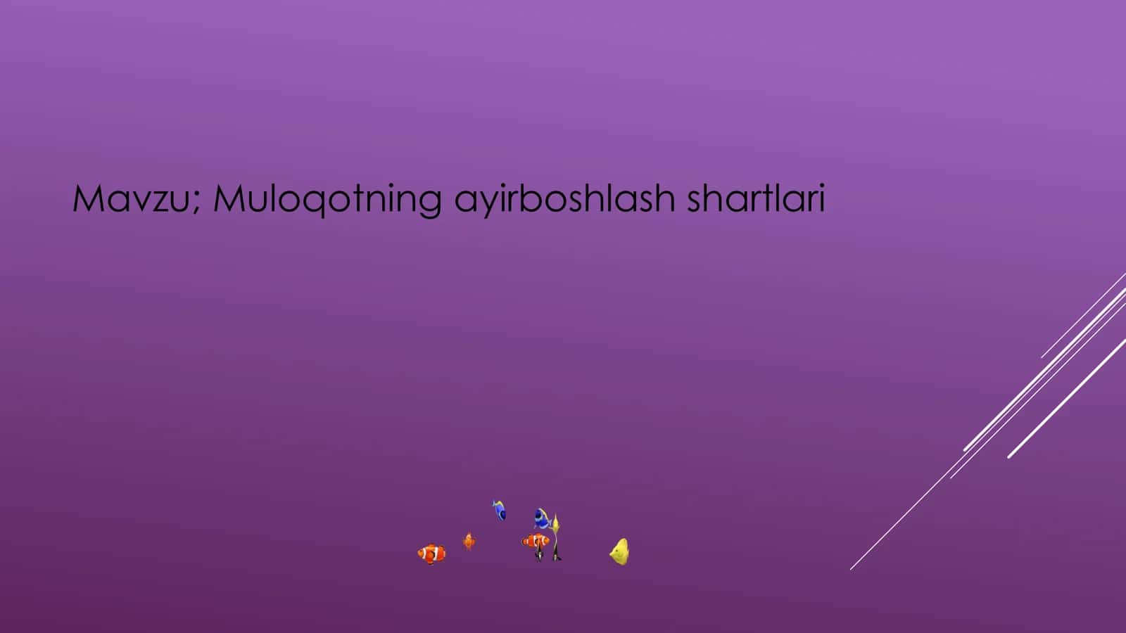 Muloqot ayirboshlash shartlari