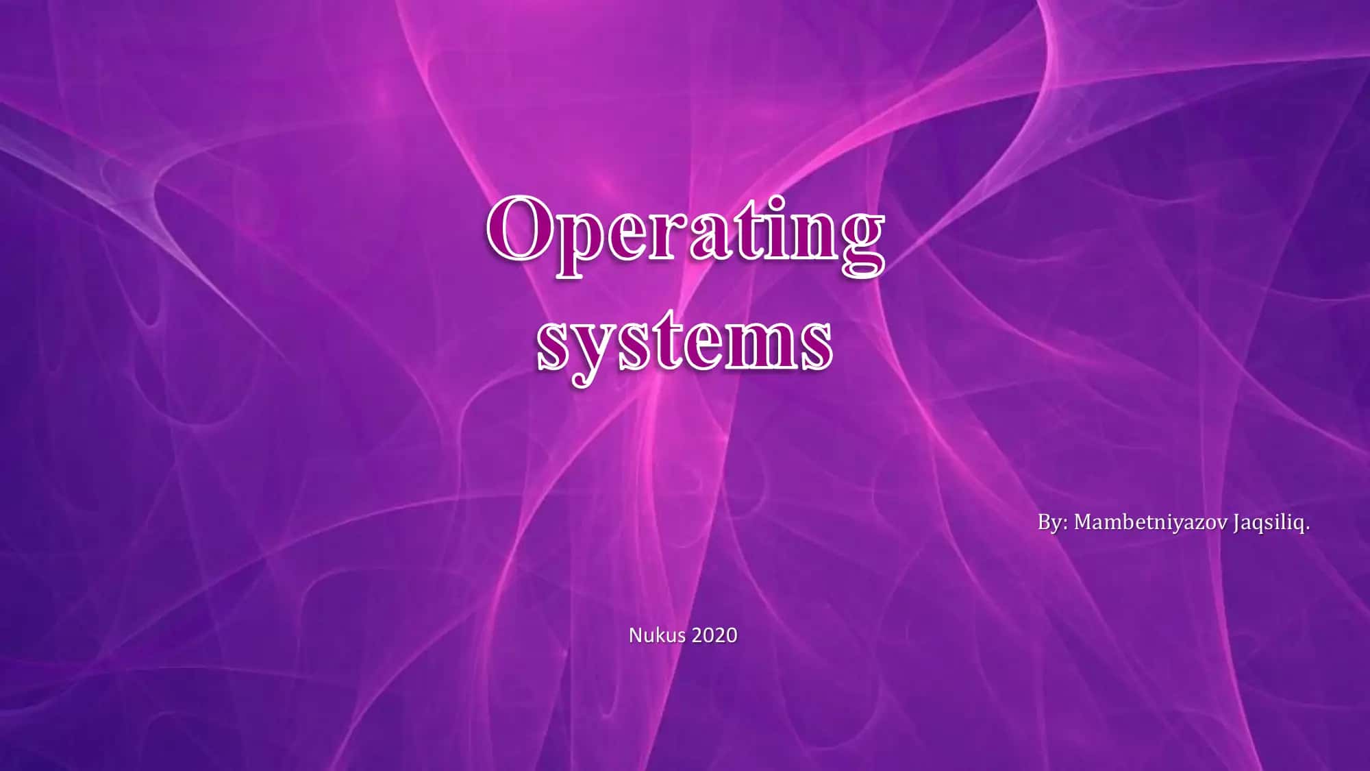 Operating Systems