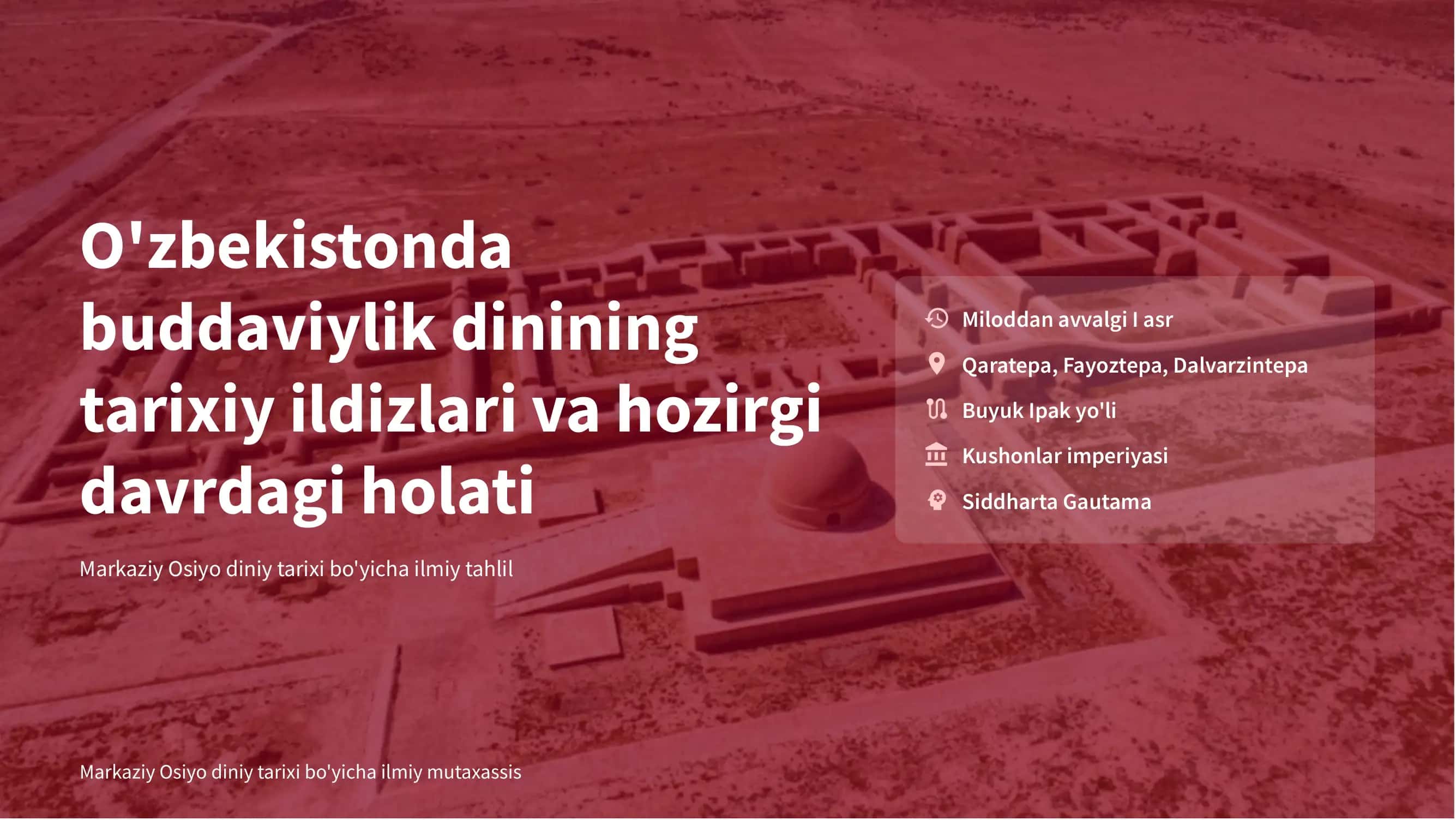 Oʻzbekistonda buddaviylik dinining shakllanishi
