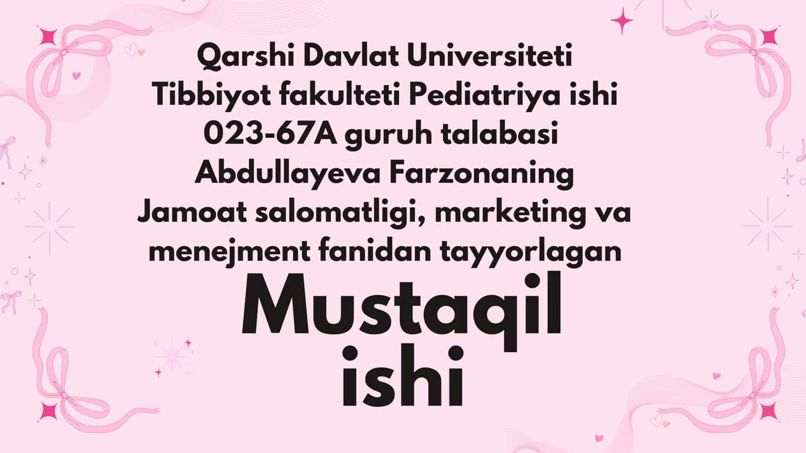 Statistik tadqiqotlarni tashkil etish