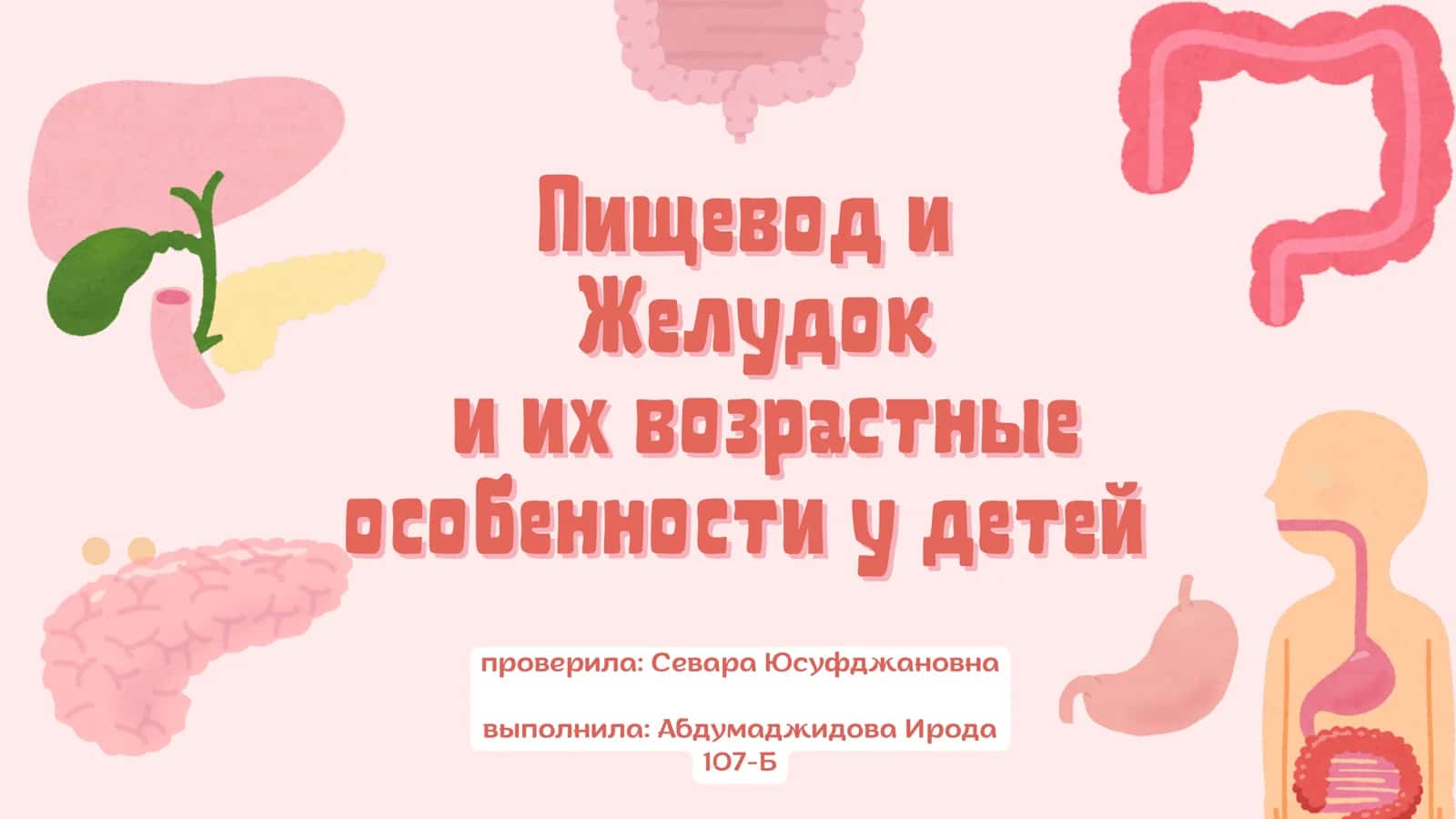 Пищевод и Желудок