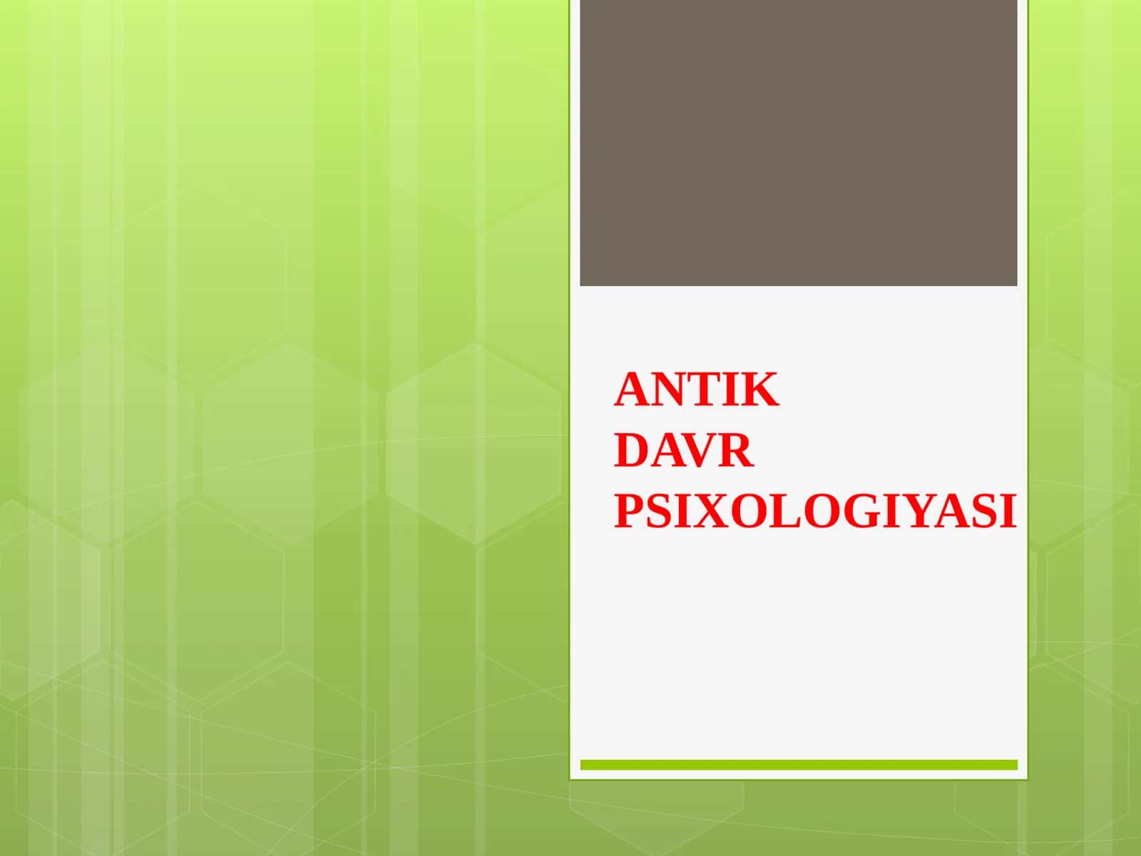 Psixologiya