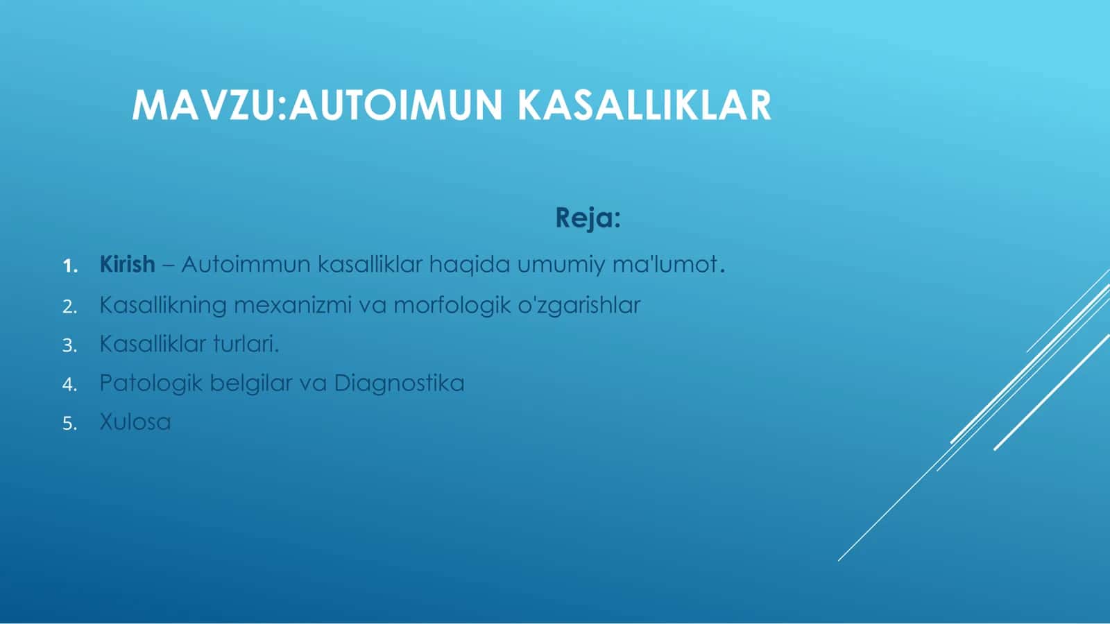 AUTOIMUN KASALLIKLAR