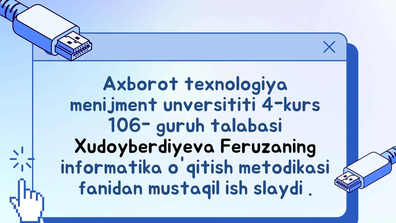 Darsdan tashqari mashg'ulotlarni o'tkazish ssenariylari bilan tanishish