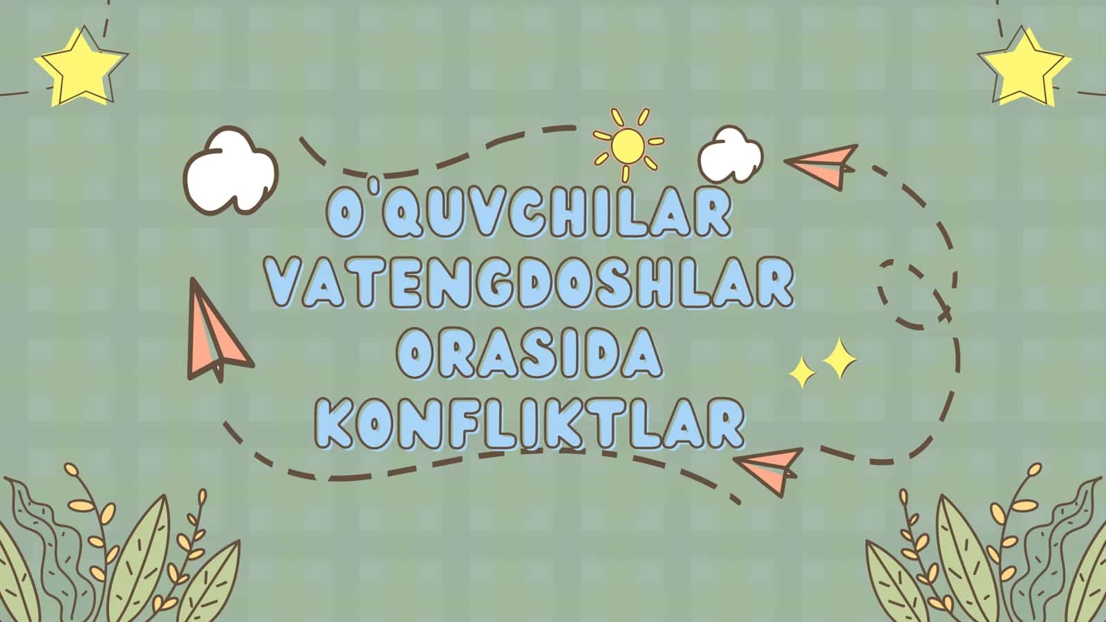 Konfliktlar O'rganish