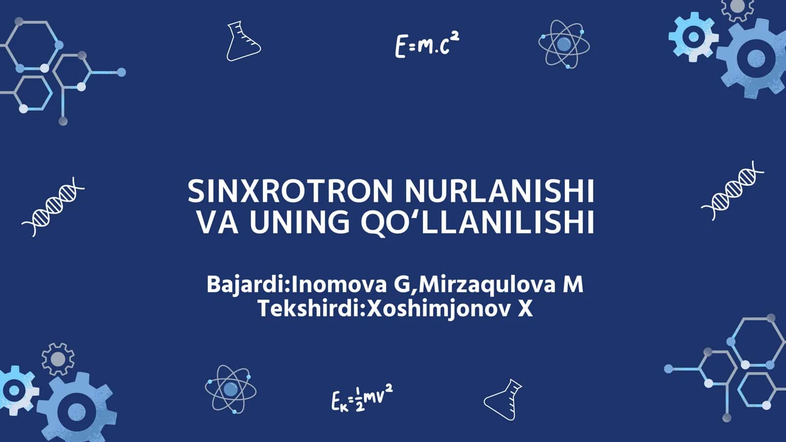 SINXROTRON NURLANISHI
