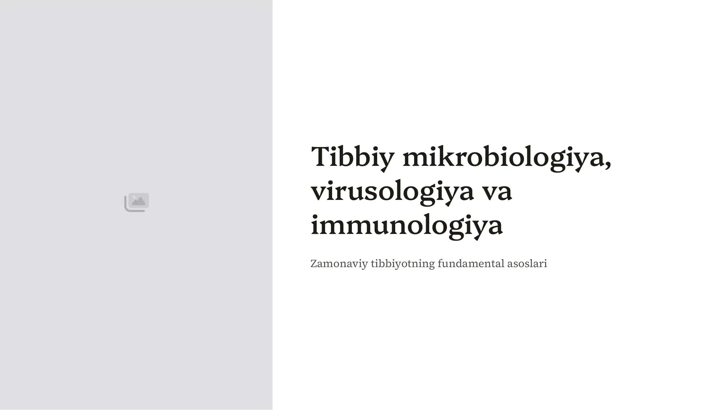 Tibbiy mikrobiologiya,
virusologiya, immunologiya
modullarining maqsadi va
vazifalari. Bakteri