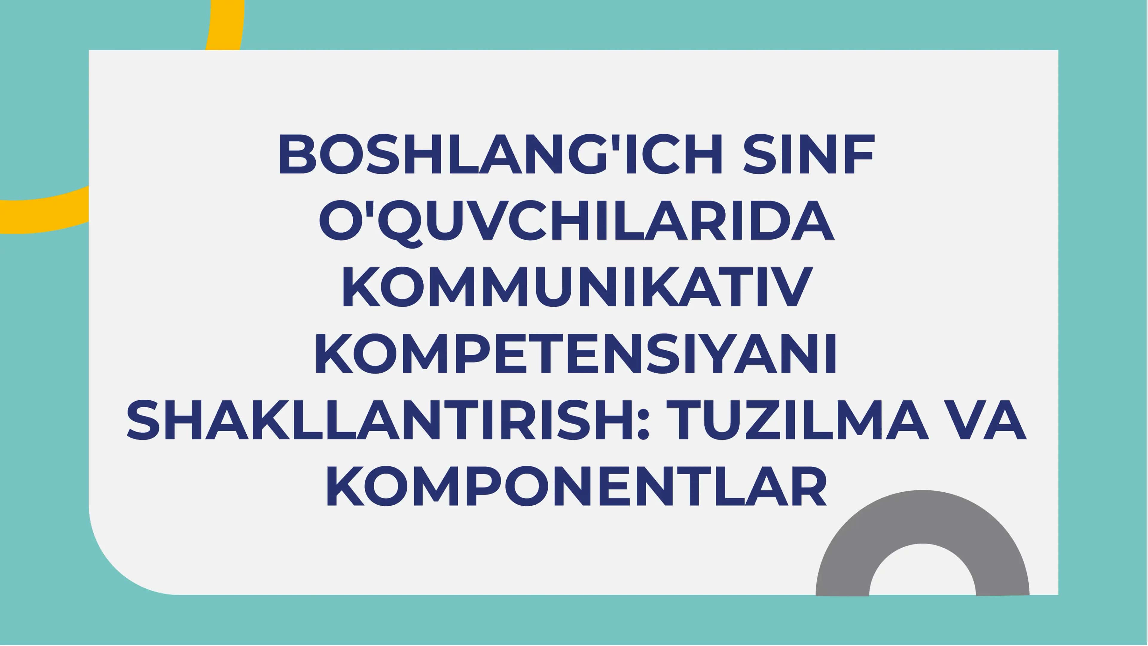 Kommunikativ kompetensiya