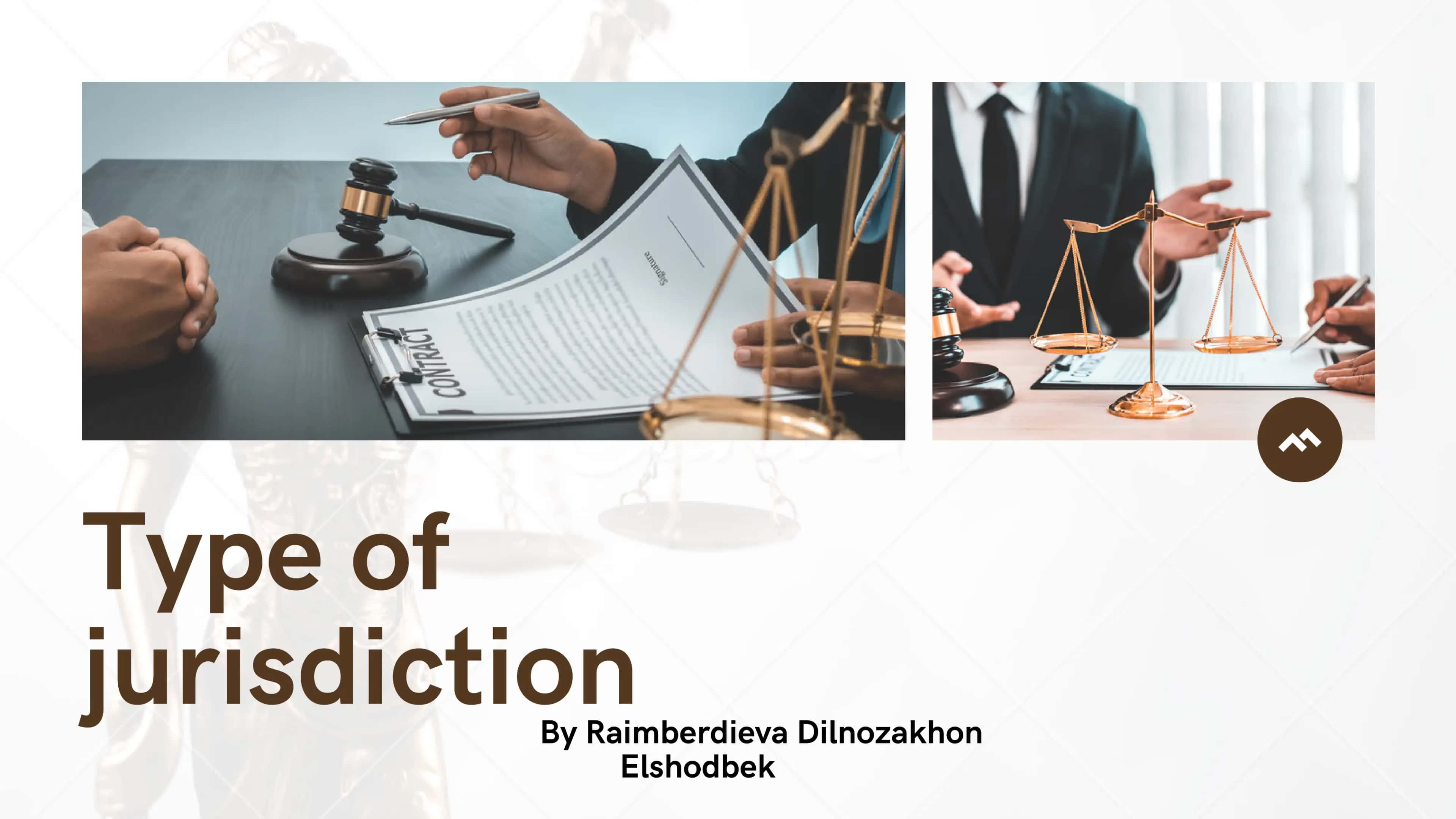Type of jurisdiction .
