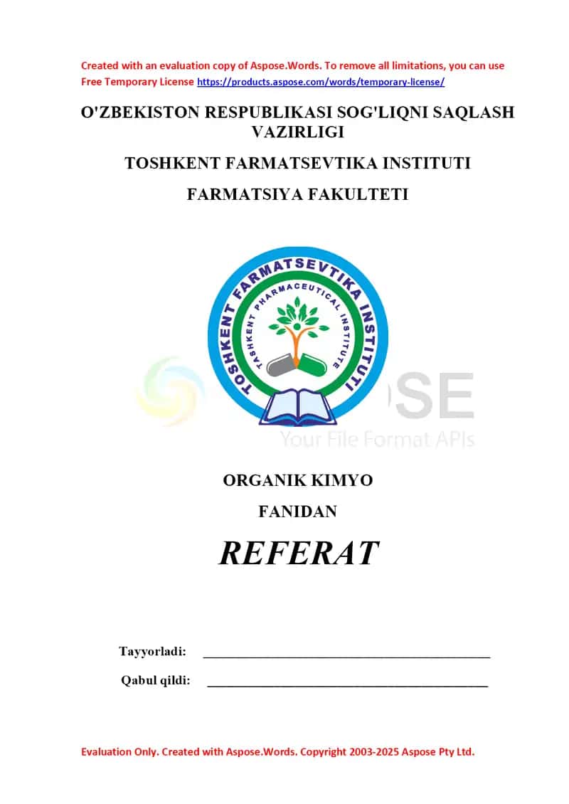 4. Alkanlar va sikloalkanlarning olinish usullari. Bisiklik va polisiklik alkanlar 2. Referat 17 bet