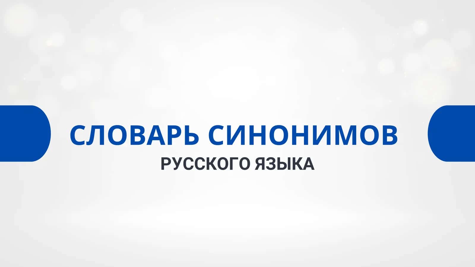 СЛОВАРЬ СИНОНИМОВ РУССКОГО ЯЗЫКА