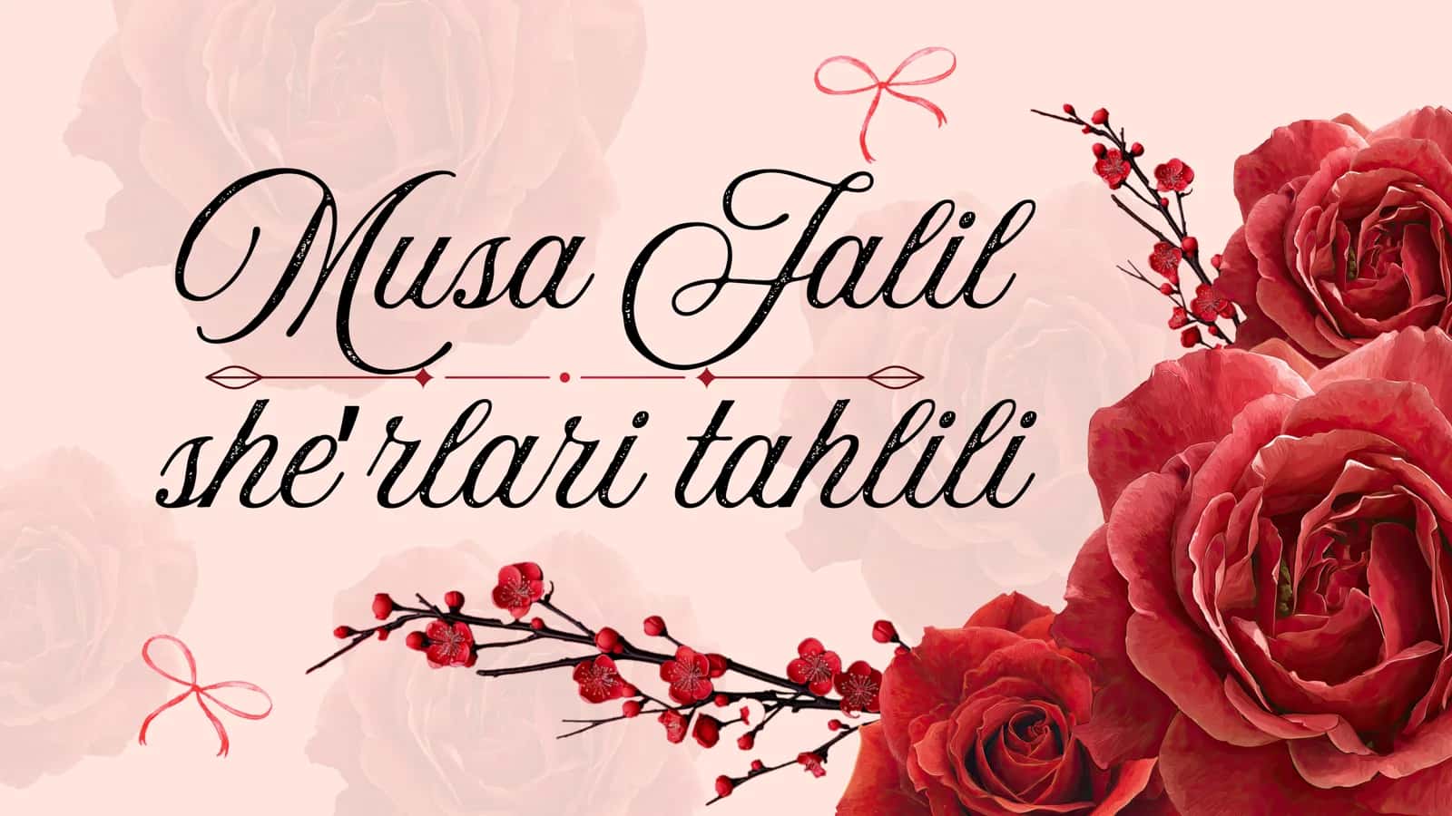 sheʼrlari tahlili