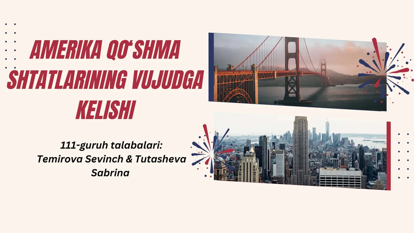 SHIMOLIY AMERIKADAGI DASTLABKI MUSTAMLAKALAR
