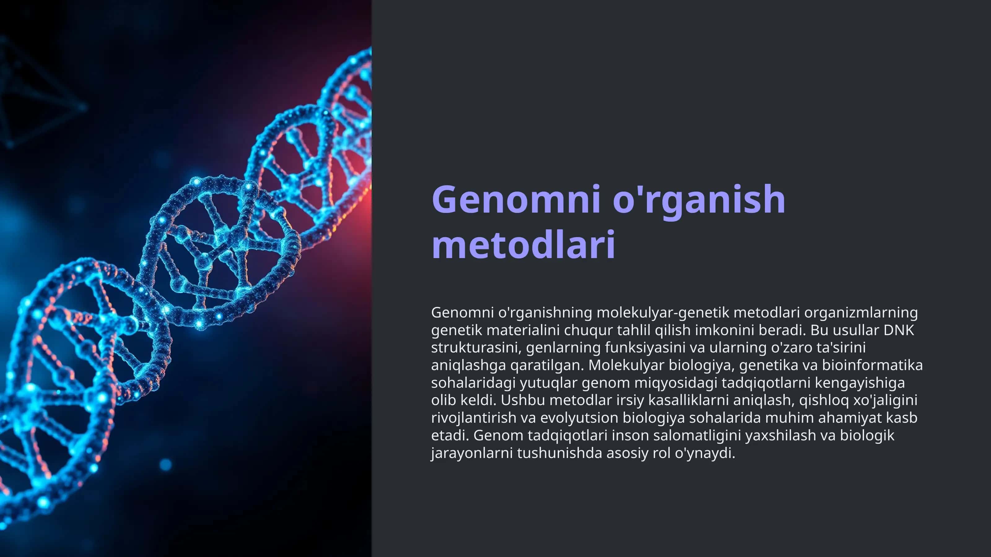 Genomni o'rganish