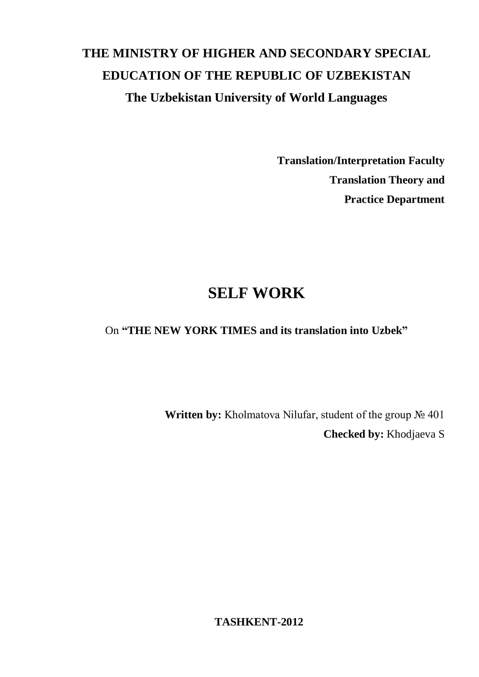 THE NEW YORK TIMES