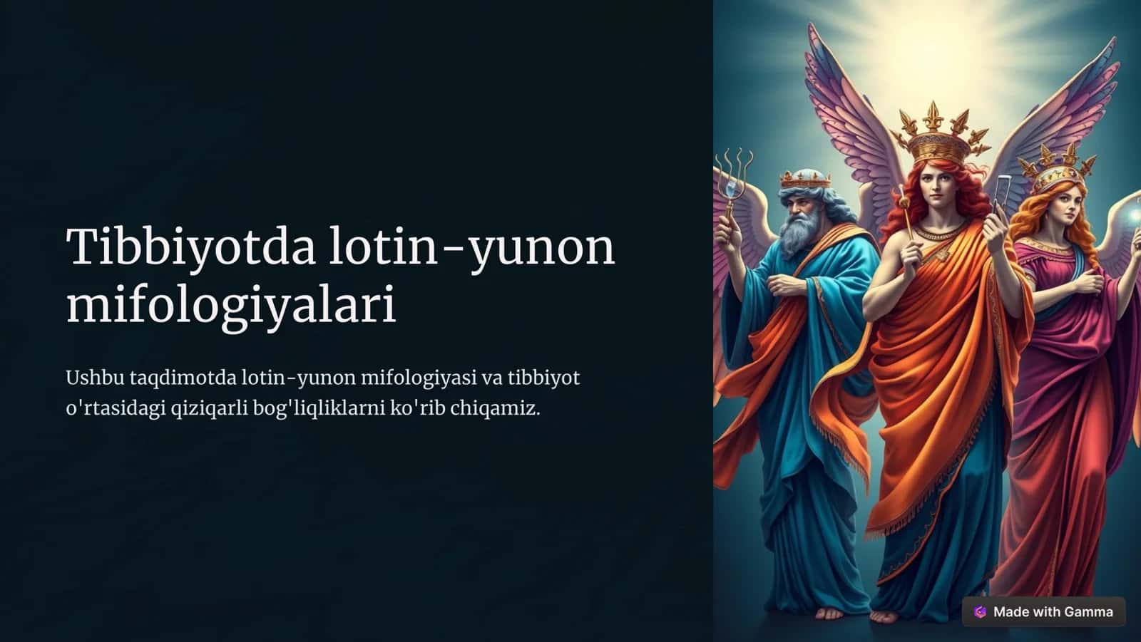 Tibbiyotda lotin-yunon mifologiyalari