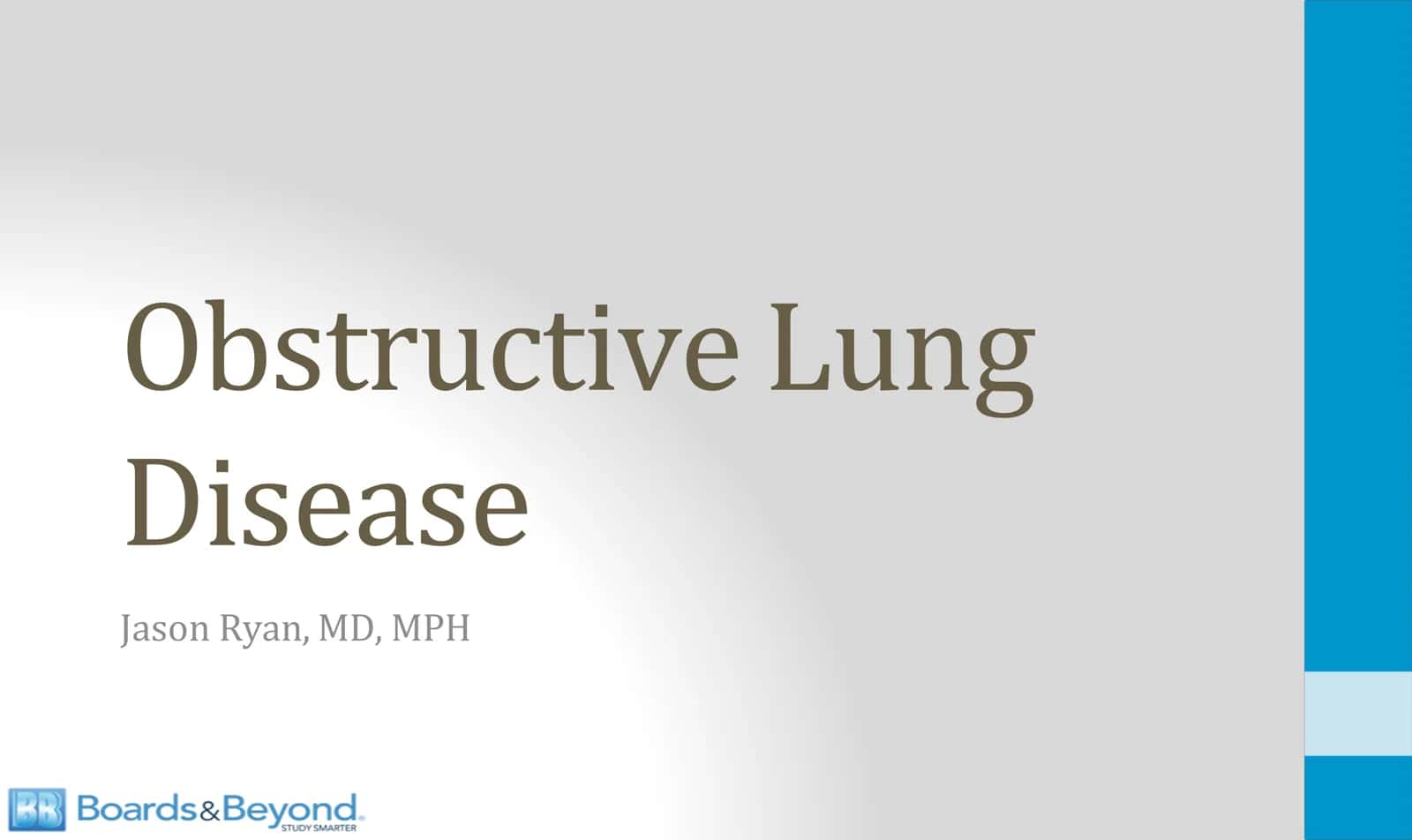 Obstructive Lung Disease