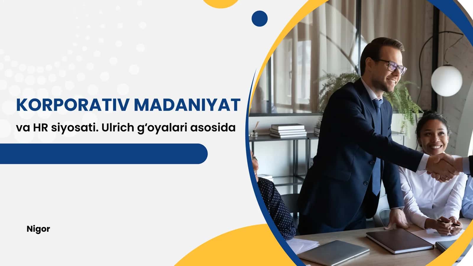 HR siyosati va korporativ madaniyat