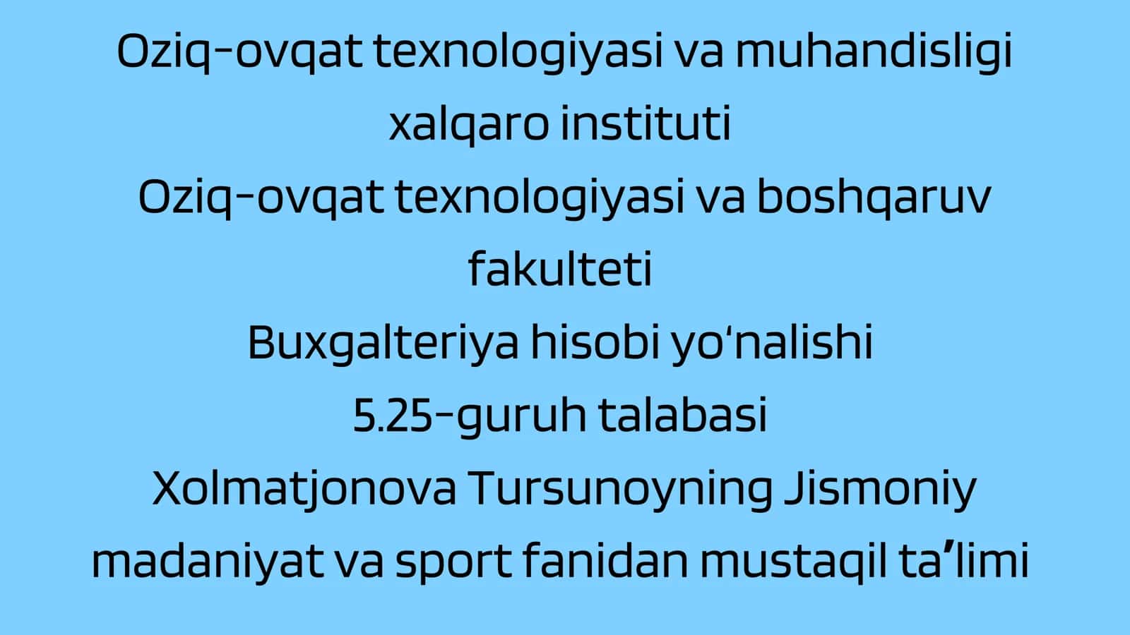 Jismoniy sifatlar