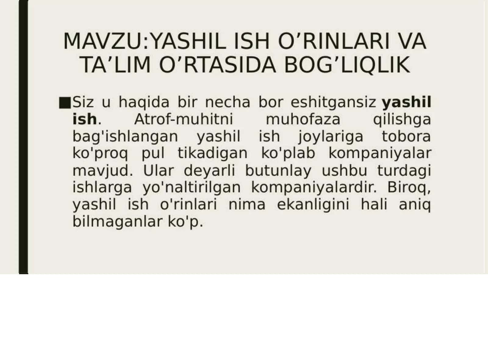 Qurilish materiallari ekologiyasi