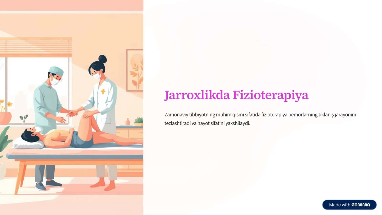 Jarroxlikda Fizioterapiya