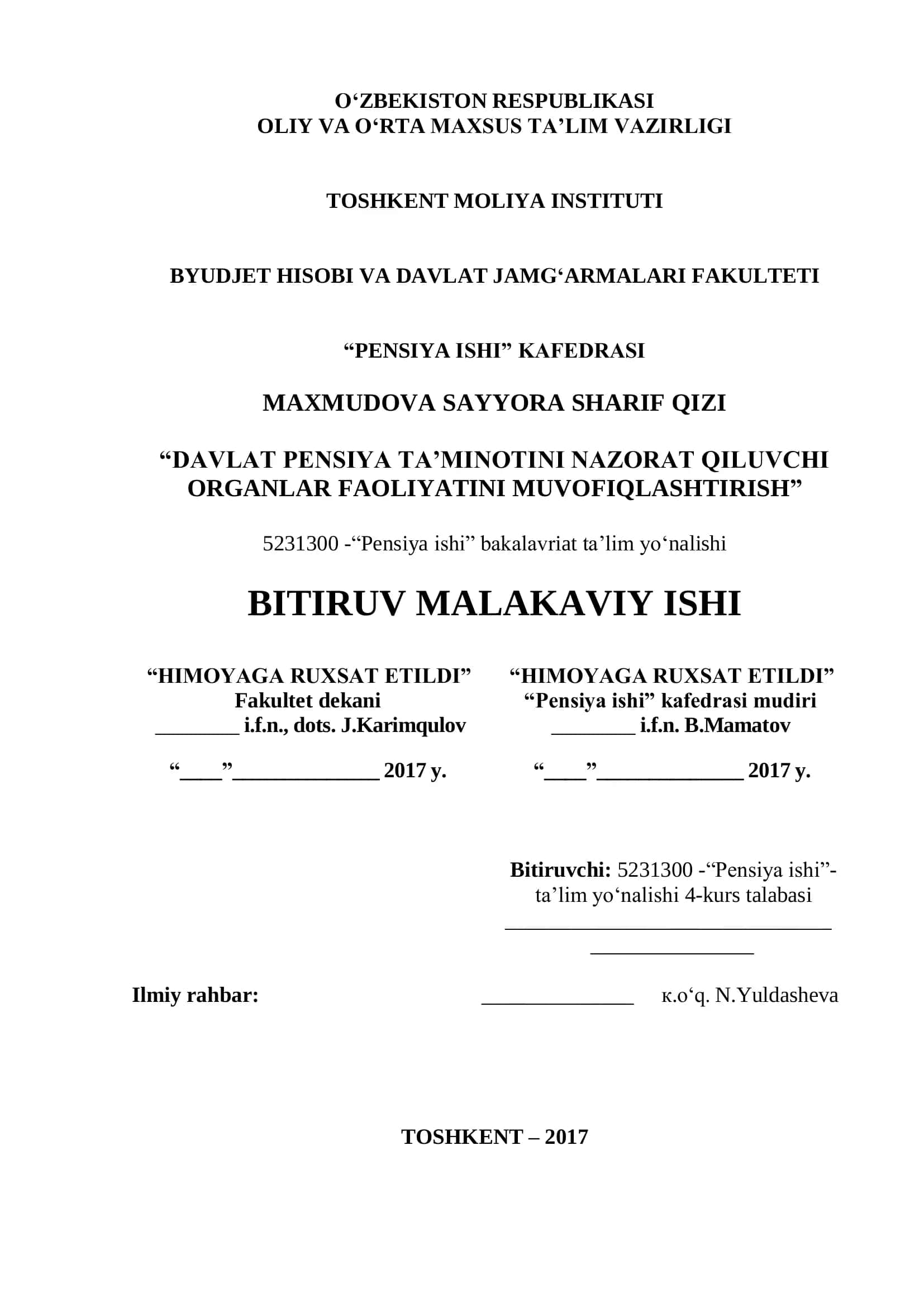 PENSIYA ISHI