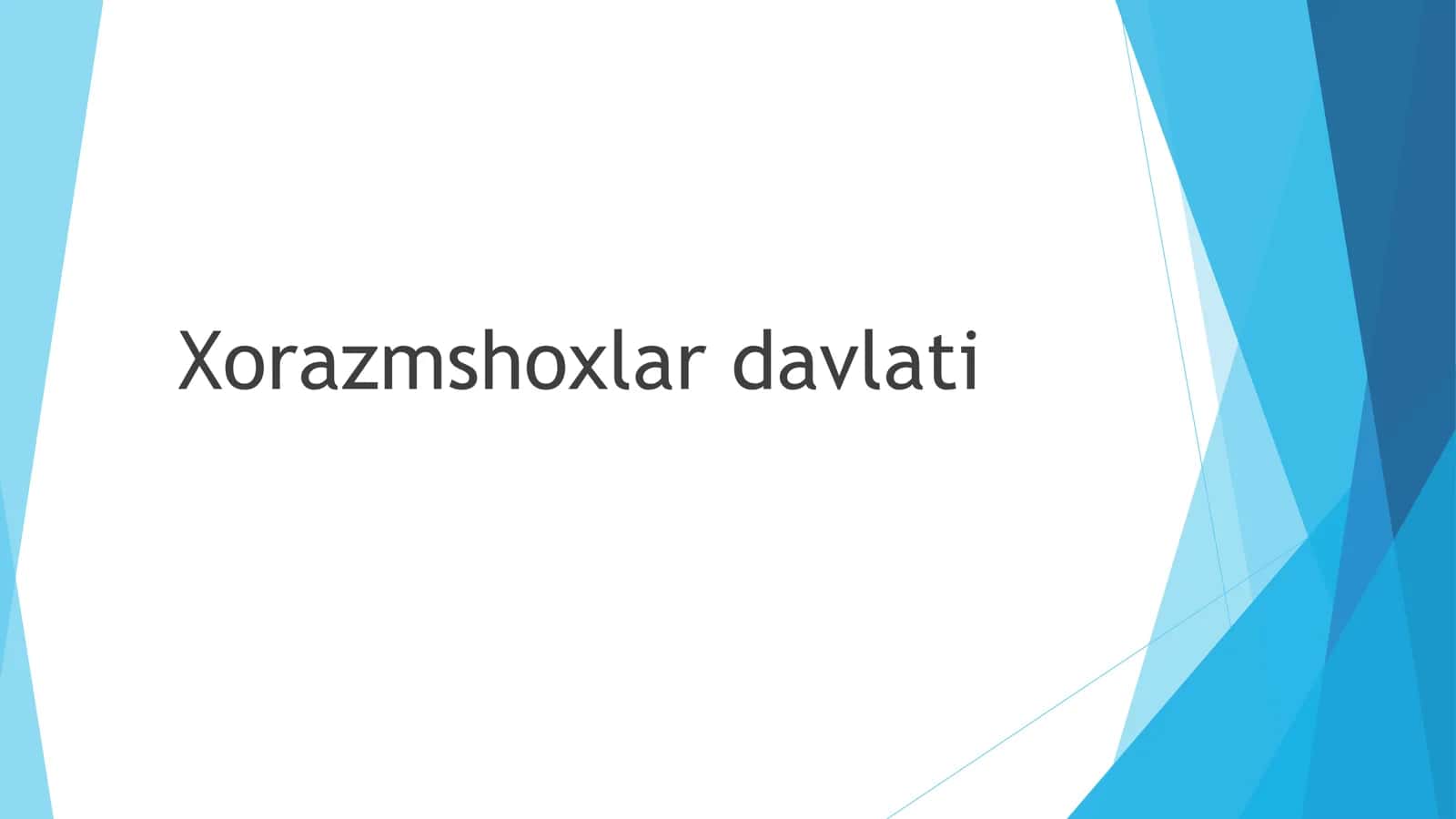 Xorazmshoxlar davlati