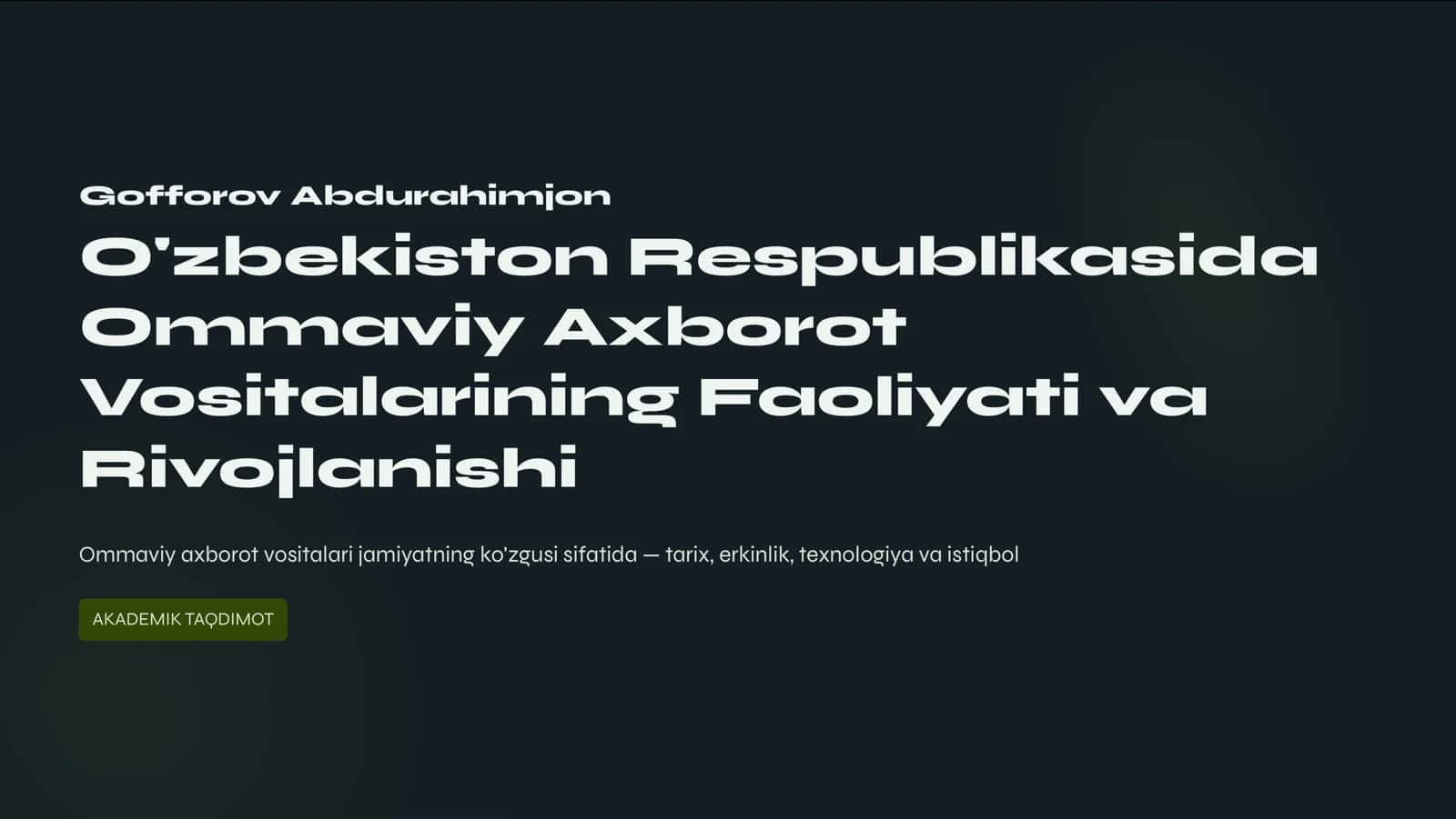 Axborot Erkinligi