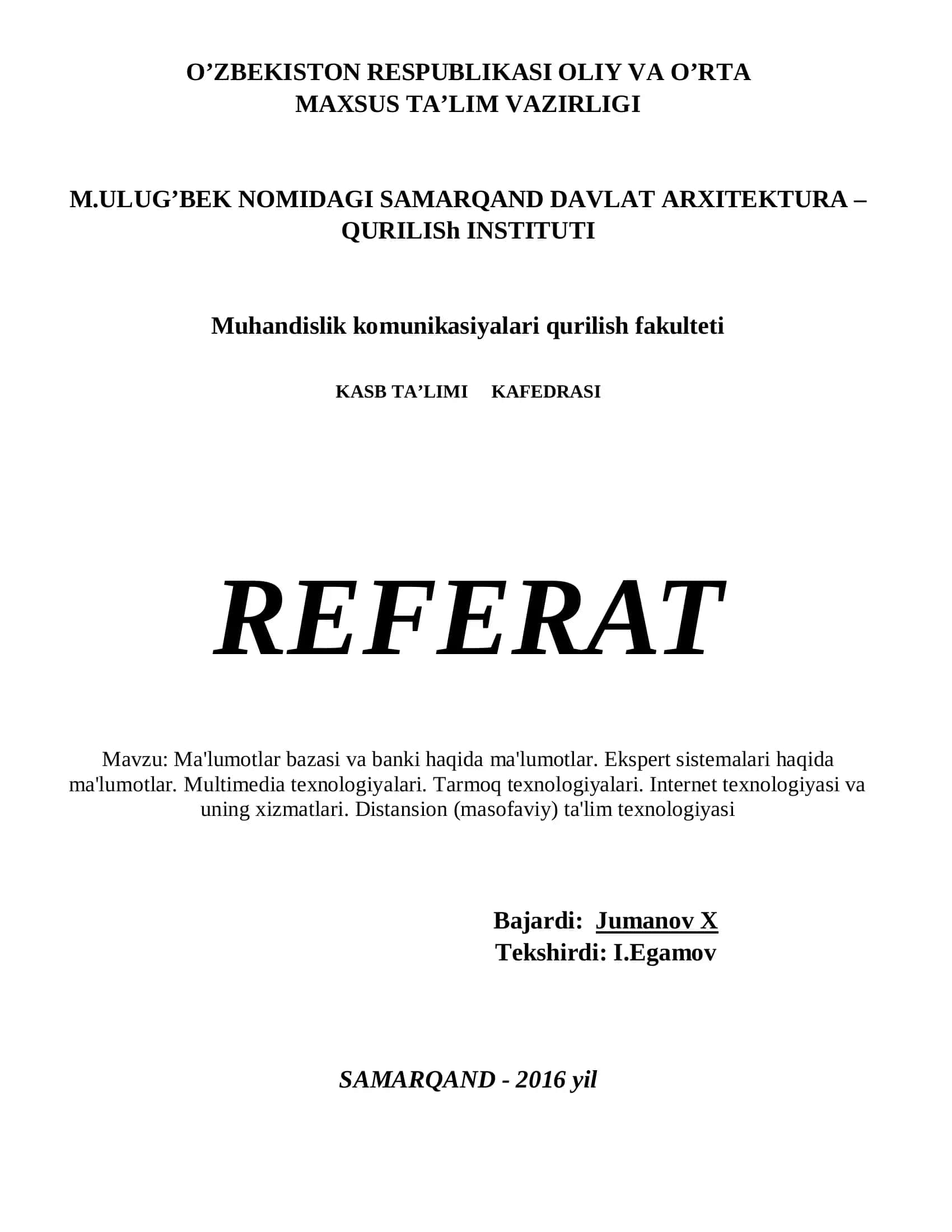 REFERAT