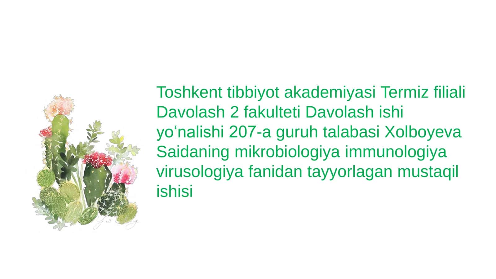 Kasalxona ichida tarqaluvchi (yatrogen) yuqumli kasalliklar qoʻzgʻatuvchilar va ularni labaratoriya tashxislari